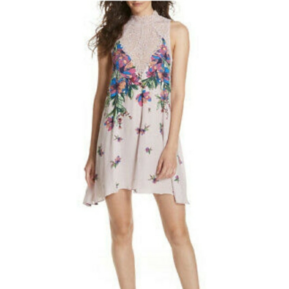 Free People Dresses & Skirts - Free people Marsha Printed lace slip